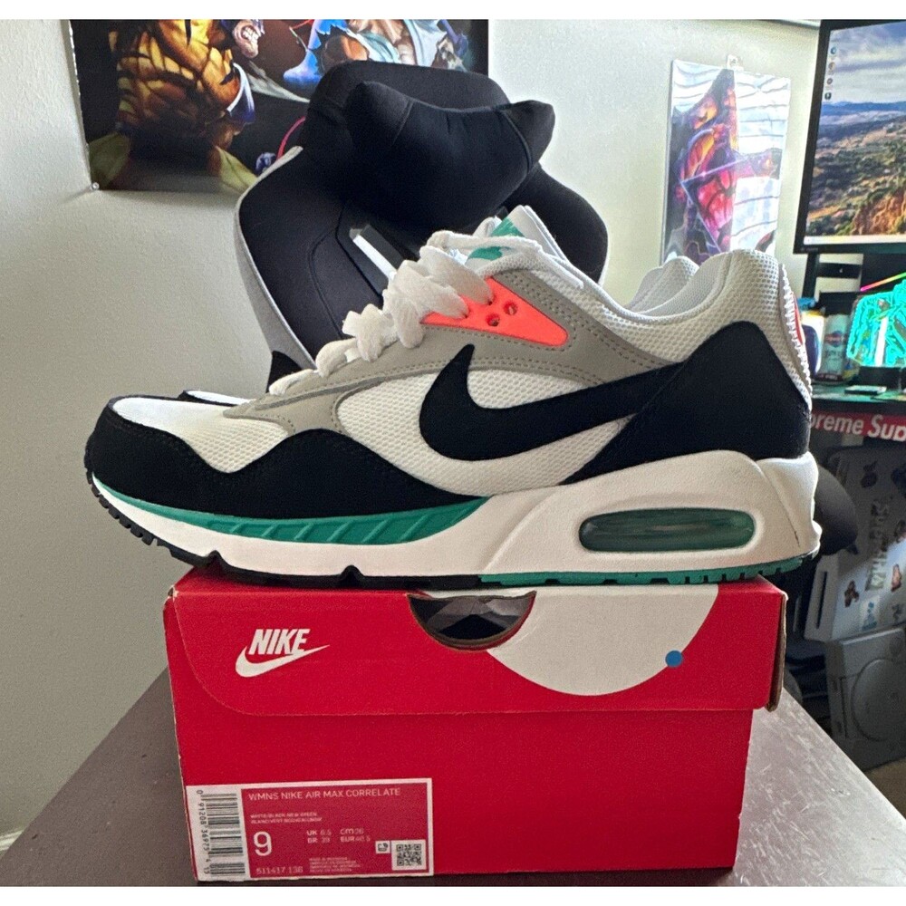 Nike Air Max Correlate New Green Bright Mango W Sz 9